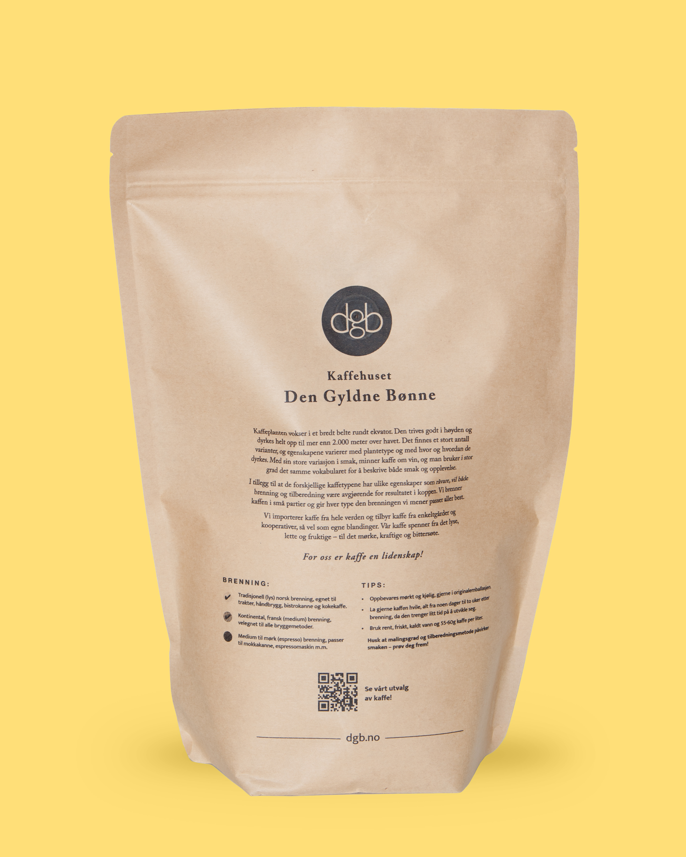 Koffeinfri Franskbrent Honduras økologisk 1kg (Co2) 3