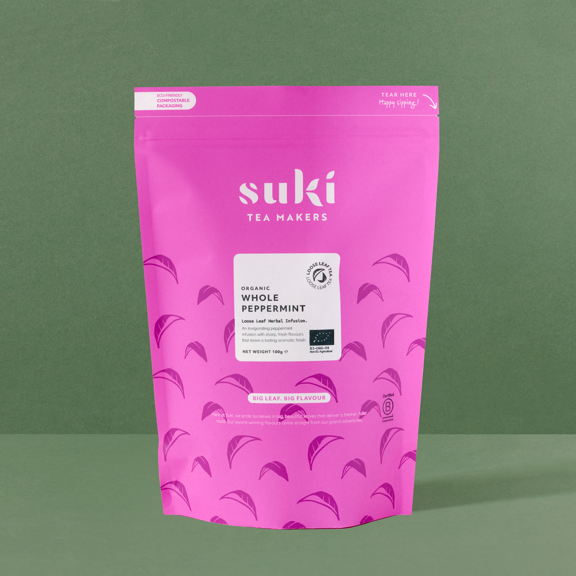 Suki Peppermint økologisk 100g 0
